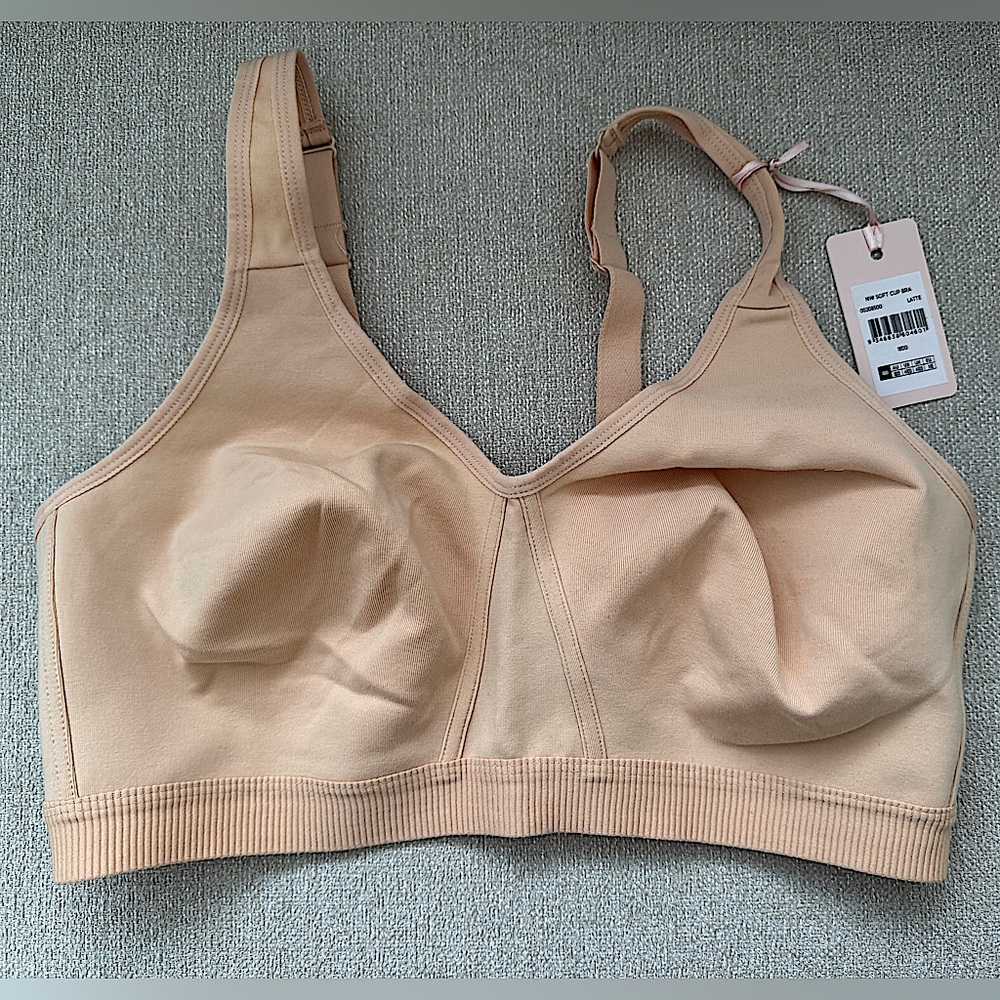 Hips & Curves Soft Cup Bra In Latte